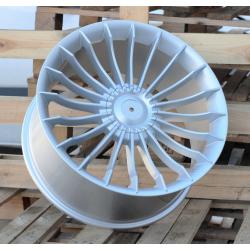 R20x9.5 10X112/120 ET 39 72.6 BK273 Silver Shining (SS) For BMW (K2+K4+P) (ALPINA Style Rear+Front)