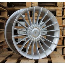 R19x9.5 10X112/120 ET 39 72.6 BK273 Silver (SI) For BMW (K4+P) (ALPINA Style Rear+Front)