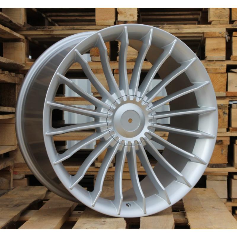 R19x9.5 10X112/120 ET 39 72.6 BK273 Silver (SI) For BMW (K4+P) (ALPINA Style Rear+Front) R19x9.5 10X112/120 ET 39 72.6 BK273 Silver (SI) For BMW (K4+P) (ALPINA Style Rear+Front)