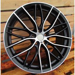 R20x9.5 5X120 ET 40 72.6 BK796 (BY1304) Black Polished+Powder Coating (MBPC) For BMW (K4+K7+P+P2) ((AKC 110 Eur)FRONT+REAR)