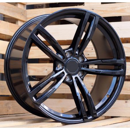 R18x9 5X120 ET 40 72.6 BK855 (BY1121) Black (BL) For BMW (Z2) (Rear+Front)