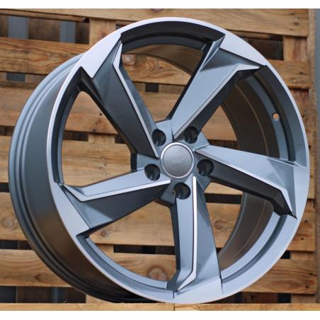 R19x8.5 5X112 ET 35 66.5 B5185 Grey Polished (MG) For AUD (K2)