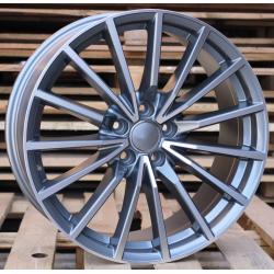 R18x8 5X112 ET 31 66.5 B5246 Grey Polished (MG) For AUD (K4)