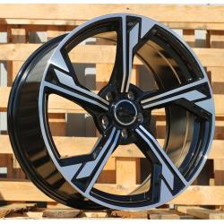 R19x8.5 5X112 ET 32 66.5 B5419 Black Polished (MB) For AUD (K4+P)