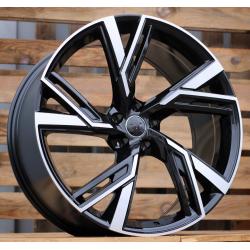 R19x8.5 5X112 ET 40 66.5 B1571 Black Polished (MB) For AUD (Z2+P+Z4)