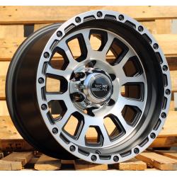 R16x8.5 6X139.7 ET M15 110.1 B5586 Black Polished Matt (MBM) For 4X4 (R)