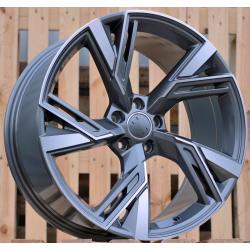 R19x8.5 5X112 ET 30 66.5 B1571 Grey Polished (MG) For AUD (Z1+Z3)