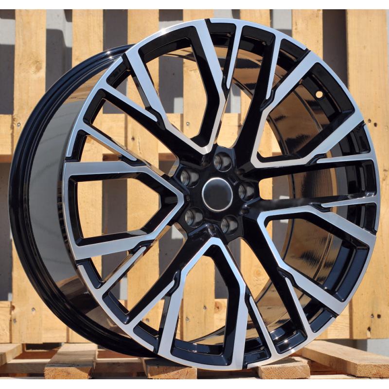 R20x10.5 5X112 ET 40 66.6 B5769 Black Polished (MB) For BMW (K2) (Rear+Front) R20x10.5 5X112 ET 40 66.6 B5769 Black Polished (MB) For BMW (K2) (Rear+Front)