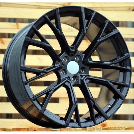 R21x9.5 5X112 ET 37 66.6 B5769 Black (BL) For BMW (K2+K4) (Front+Rear)