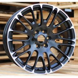 R20x10 5X112 ET 20 66.5 BY913 Black Polished Matt (MBM) For PORCH (K4) ((AKC 80 Eur)(Rear+Front) Macan)