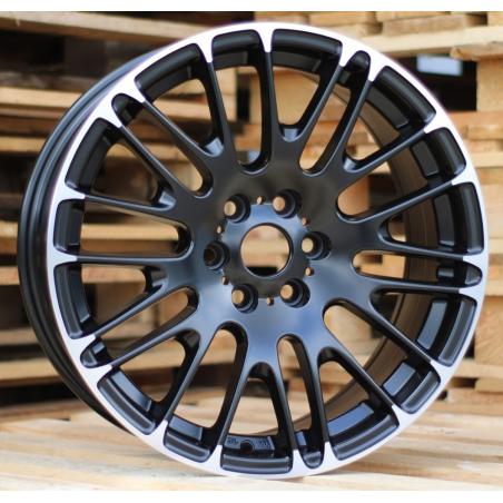 R20x10 5X112 ET 20 66.5 BY913 Black Polished Matt (MBM) For PORCH (K4) ((AKC 80 Eur)(Rear+Front) Macan)