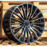 R20x9.5 5X112 ET 45 66.6 FBX132 (FL-0132) Black Polished (MB) For MER (K3) (HYBRID FORGED Rear+Front)