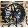 R21x10 5X112 ET 52 66.5 FE115 (HE762) Black Half Matt+Polished Lip (BLHMPL) For MER (P1) (Rear+Front)