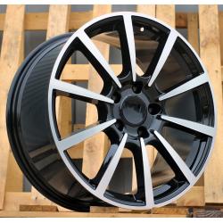 R20x8.5 5X130 ET 50 71.5 1067 Black Polished (MB) For PORCH (P) (Rear+Front)