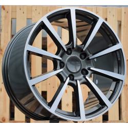 R19x11 5X130 ET 56 71.5 1067 Grey Polished (MG) For PORCH (P) (Rear+Front)