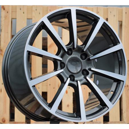 R19x11 5X130 ET 56 71.5 1067 Grey Polished (MG) For PORCH (P) (Rear+Front)