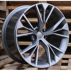 R21x10 5X112 ET 20 66.5 B1624 Grey Polished (MG) For AUD (P) (Q7/Q8 (AKC 150 Eur))