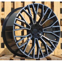 R21x10.5 5X112 ET 43 66.6 3S1111 Black Polished (MB) For BMW (K4) (HYBRID FORGED New BMW X5)