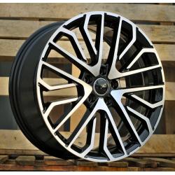 R19x8 5X112 ET 49 57.1 3S1261 Black Polished (MB) For AUD (K2) (HYBRID FORGED New Model)