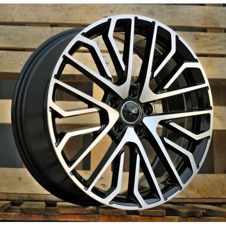 R19x8 5X112 ET 49 57.1 3S1261 Black Polished (MB) For AUD (K2) (HYBRID FORGED New Model)