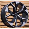 R22x10 5X112 ET 26 66.5 B1637 Black Polished (MB) For AUD (Z2+Z4)