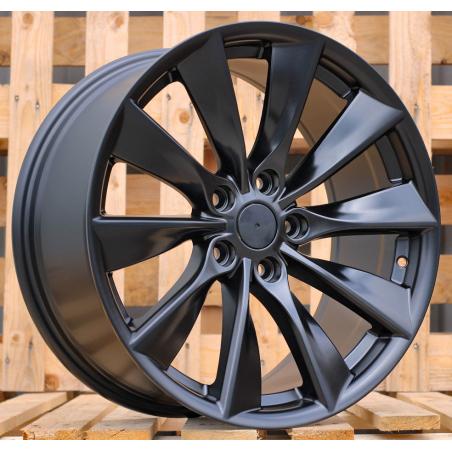 R18x8.5 5X114.3 ET 40 64.1 3S209 Black Half Matt (BLHM) For TESLA (K2) (HYBRID FORGED (Model 3))