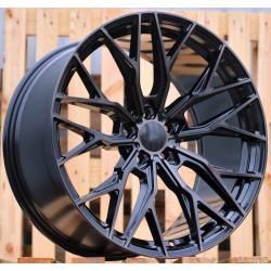 R20x10 5X112 ET 40 66.6 3S266 Black+Tinted Face (BLTF) For RACIN (K2) (HYBRID FORGED (Max Load 815kg.) Front+Rear)