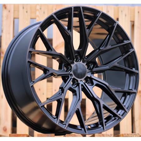 R20x10 5X112 ET 40 66.6 3S266 Black+Tinted Face (BLTF) For RACIN (K2) (HYBRID FORGED (Max Load 815kg.) Front+Rear)