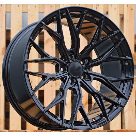 R20x8.5 5X112 ET 40 66.6 3S266 Black (BL) For RACIN (K2) (HYBRID FORGED (Max Load 815kg.) Front+Rear)