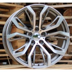 R20x10 5X120 ET 40 74.1 5040 (FR528) Grey Polished (MG) For BMW (P) (Rear+Front)