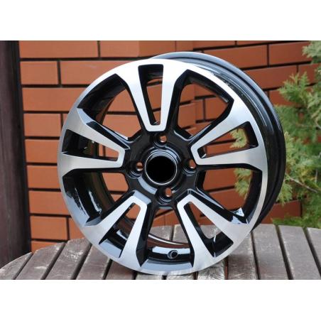 R15x6 4X100 ET 40 56.6 5078 Black Polished+Powder Coating (MBPC) For OPEL (L4)
