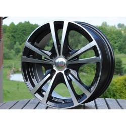 R14x6 4X114.3 ET 35 73.1 9114 Black Polished (MB) For RACIN (K7) ((AKC 45 Eur))