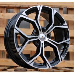 R18x7.5 5X112 ET 51 66.6 A056 Black Polished (MB) For BMW (P2) (X1/X2)