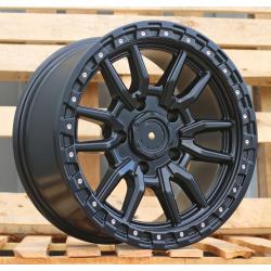 R17x8.5 5X139.7 ET 0 110.1 B1823 Black Half Matt (BLHM) For 4X4 (Z4)