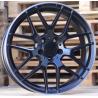 R18x8 5X112 ET 40 66.6 A1257 Black Half Matt+Polished Lip (BLHMPL) For MER (P)