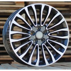 R18x8 5X108 ET 50 63.4 A1340 (INS0181) Grey Polished (MG) For FORD (K7)