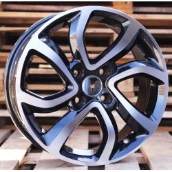 R16x6.5 4X108 ET 26 65.1 A417 Black Polished (MB) For CITRO (P)