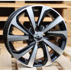R14x6 4X100 ET 40 60.1 A423 (IN5429) Black Polished (MB) For HYUND (P2)