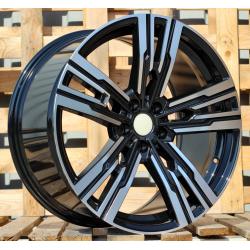 R21x10 5X112 ET 41 66.6 B1831 Black Polished (MB) For BMW (Z4) (Rear+Front)
