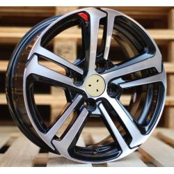 R16x6.5 4X108 ET 25 65.1 A5017 (BK5447) Black Polished (MB) For PEUG (D4+K4)