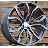 R21x11.5 5X120 ET 38 74.1 A5040 (BK510) Grey Polished (MG) For BMW (P) (Rear+Front)
