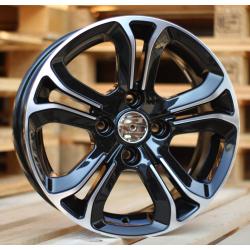 R15x6 4X108 ET 25 65.1 A5108 Black Polished (MB) For CITRO (P)