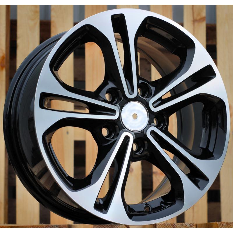 R15x6.5 5X114.3 ET 45 67.1 A5208 Black Polished (MB) For HYUND (P) R15x6.5 5X114.3 ET 45 67.1 A5208 Black Polished (MB) For HYUND (P)