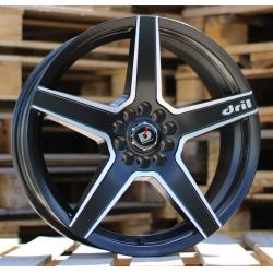 R18x8 10X105/114 ET 35 67.1 A5274 Black Polished Half Matt (MBHM) For RACIN (K7) ((AKC 85 Eur))