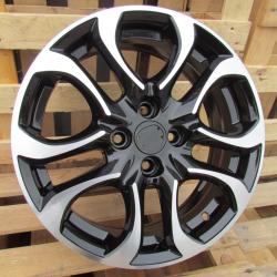 R16x6 4X100 ET 40 54.1 A5376 Black Polished (MB) For MAZDA (P)