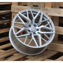 R20x10 5X112 ET 38 66.5 A5478 (HX035) Polished Silver+Powder Coating (MSPC) For HAXER (K4) (Rear+Front)