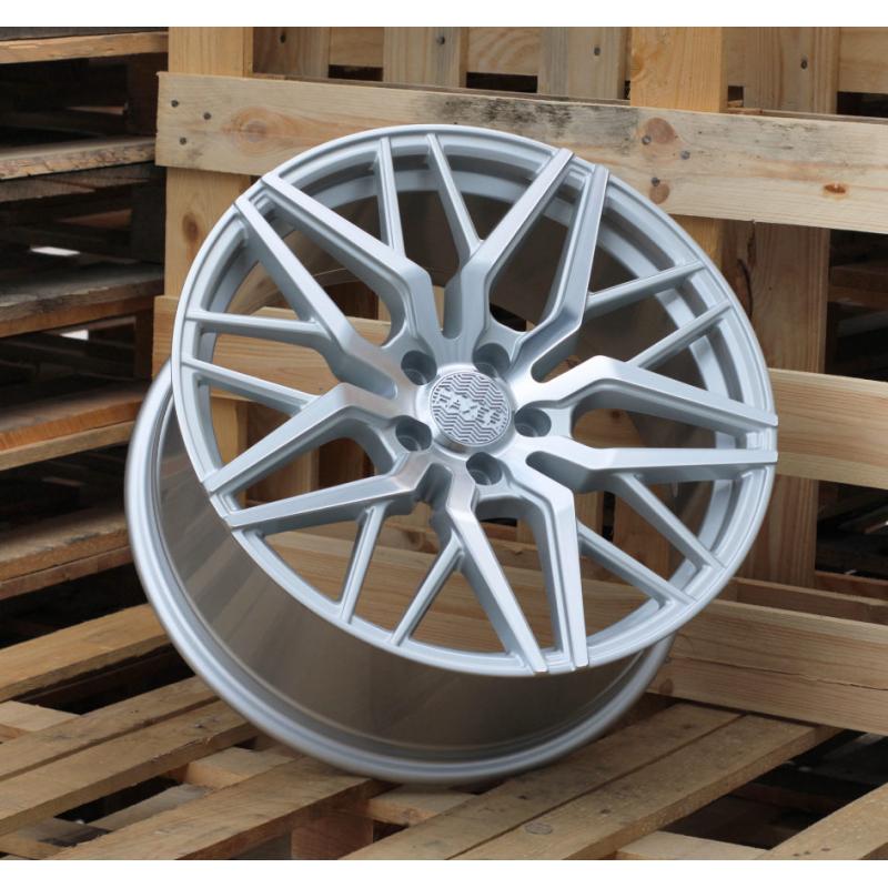 R20x10 5X112 ET 38 66.5 A5478 (HX035) Polished Silver+Powder Coating (MSPC) For HAXER (K4) (Rear+Front) R20x10 5X112 ET 38 66.5 A5478 (HX035) Polished Silver+Powder Coating (MSPC) For HAXER (K4) (Rear+Front)