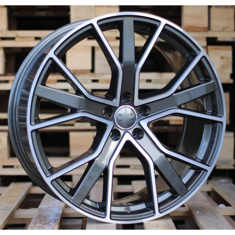 R22x10 5X112 ET 26 66.5 B5131 (A5383) Grey Polished (MG) For AUD (P) R22x10 5X112 ET 26 66.5 B5131 (A5383) Grey Polished (MG) For AUD (P)