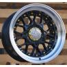 R16x9 10X112/120 ET ET10 74.1 A8078 (HX025) Black+Polished Lip (BLPL) For HAXER (P) (Rear+Front)
