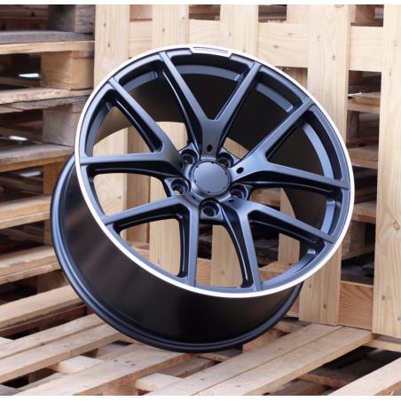 R21x10 5X130 ET 33 84.1 A8221 Black Matt+Polished Lip (BMPL) For MER (P+Z1) ((AKC 150 Eur))